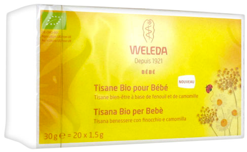Weleda tisane bio pour bébé 20 sachets